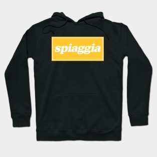 Spiagga Yellow Retro Hoodie